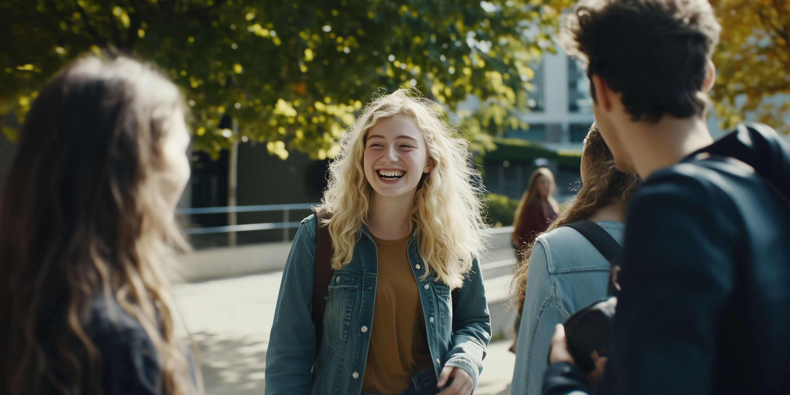 odiewe_11874_A_happy_European_blonde_girl_walking_with_friends__f9f95e69-4f71-43b5-a722-c167563f4399 Bild Karriere